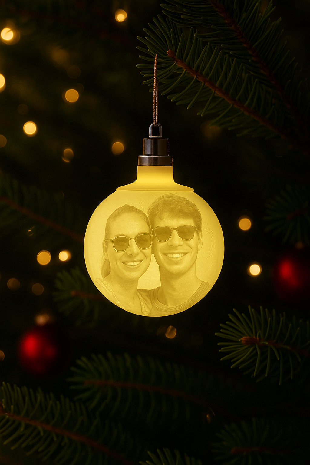 Boule de Noël personnalisée