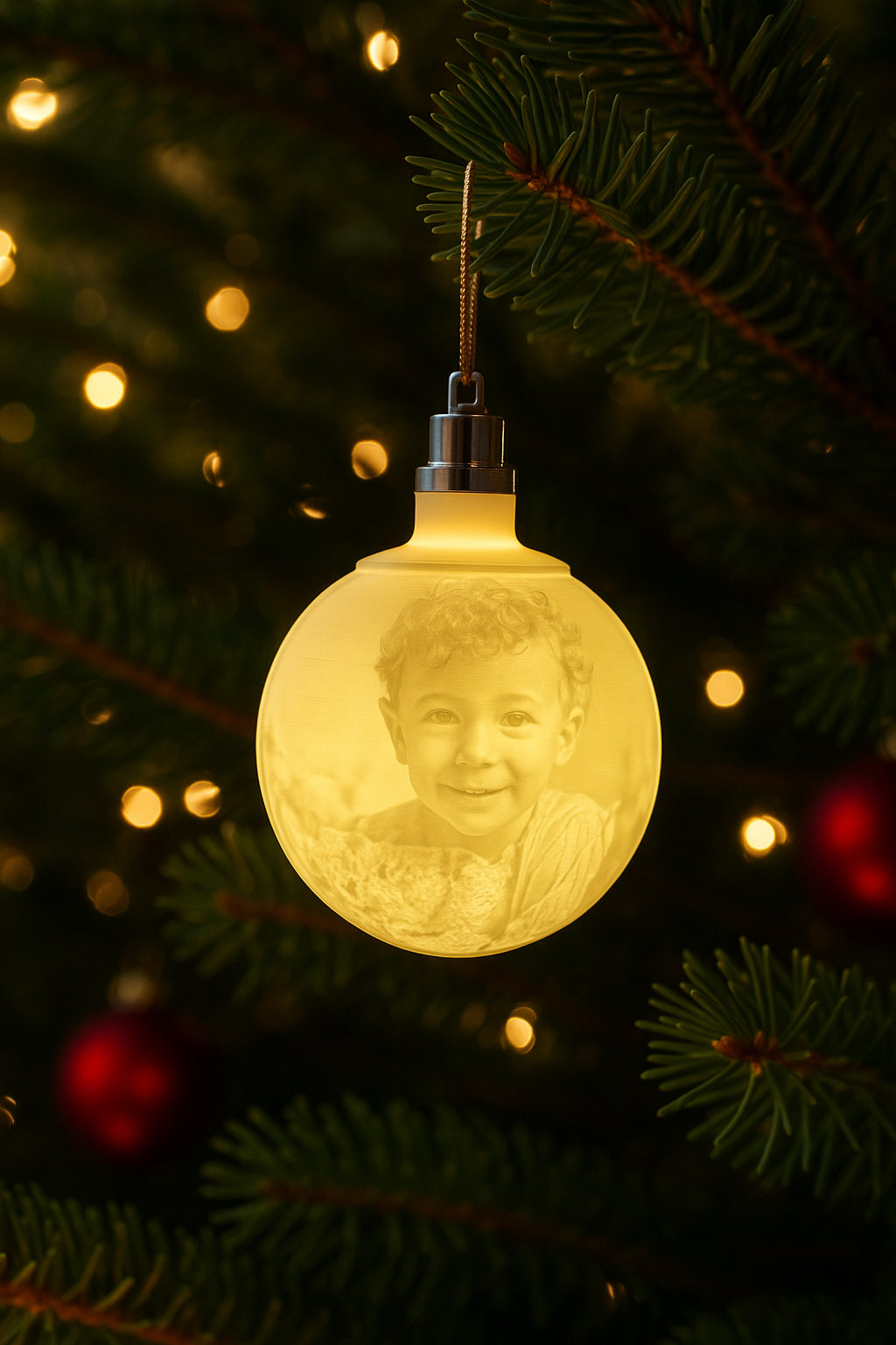 Boule de Noël personnalisée