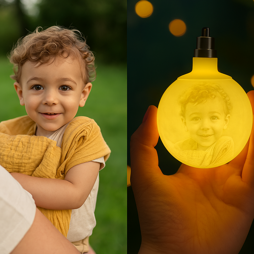Boule de Noël personnalisée