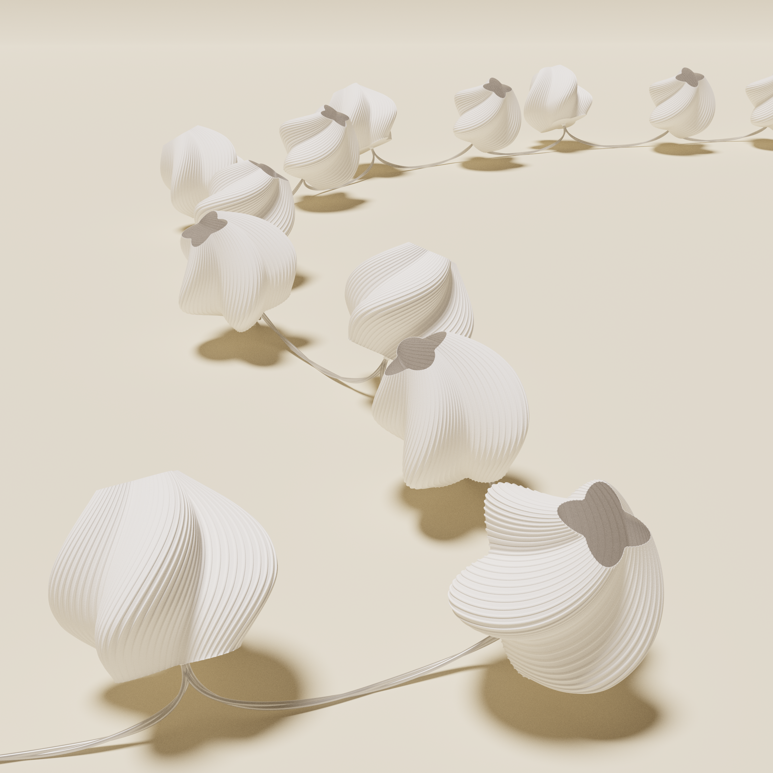 Guirlande Rose Géante