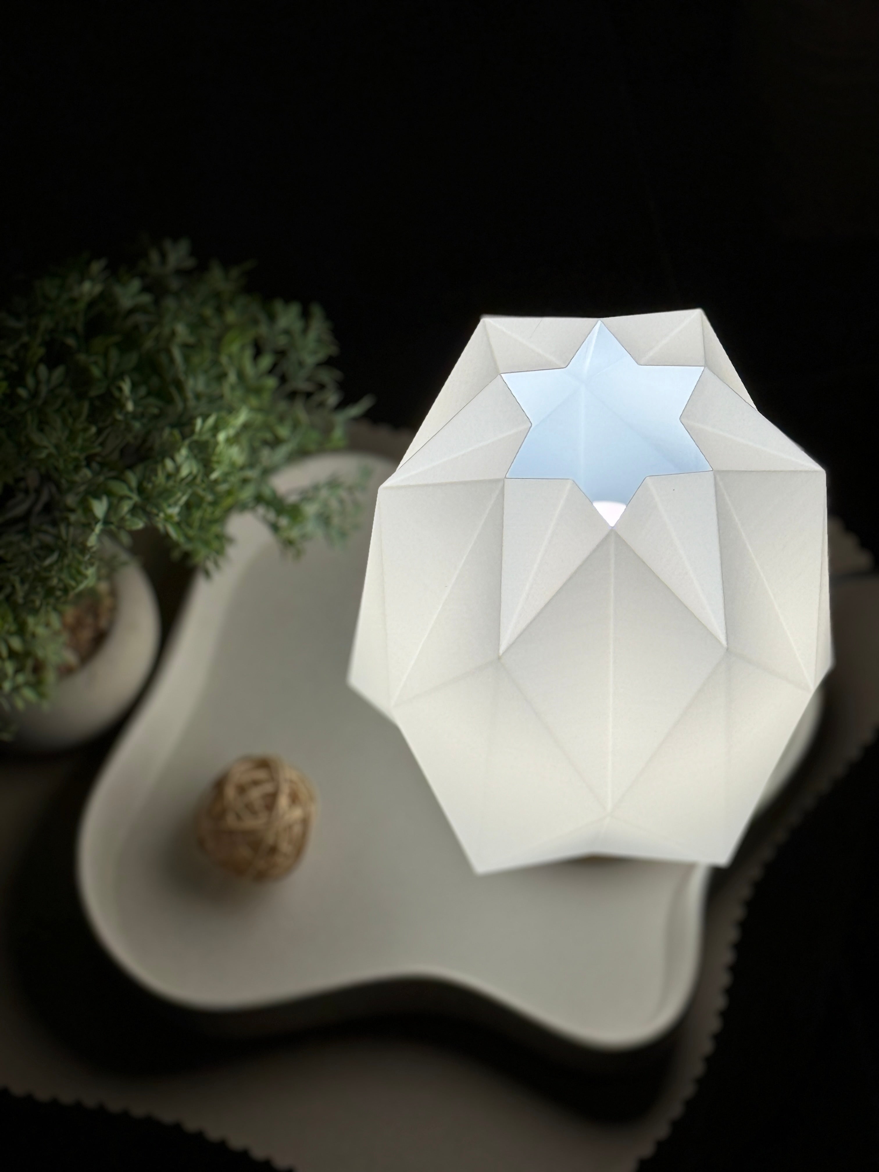Lampe Origami