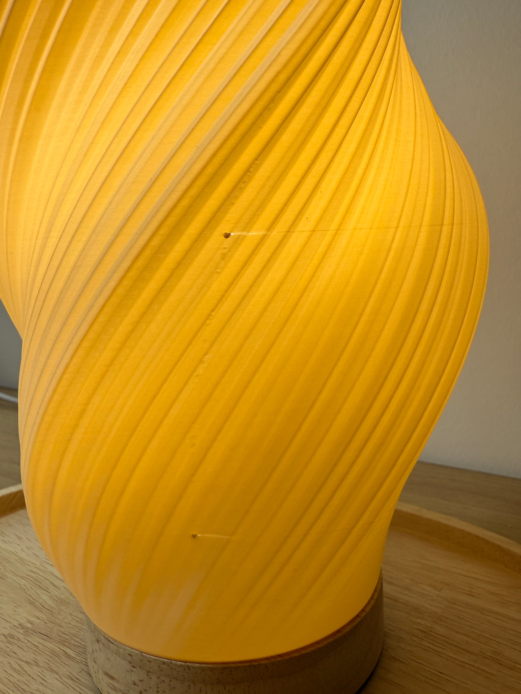 Lampe Iris IMPARFAITE VANILLE