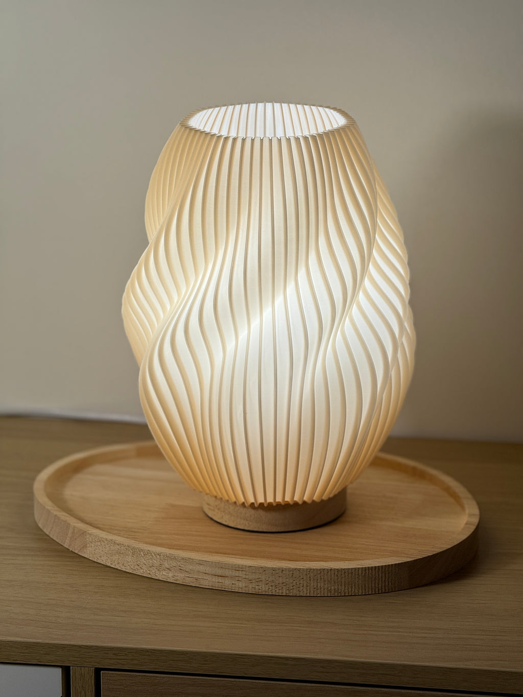 Lampe Cyclone PÊCHE CLAIR