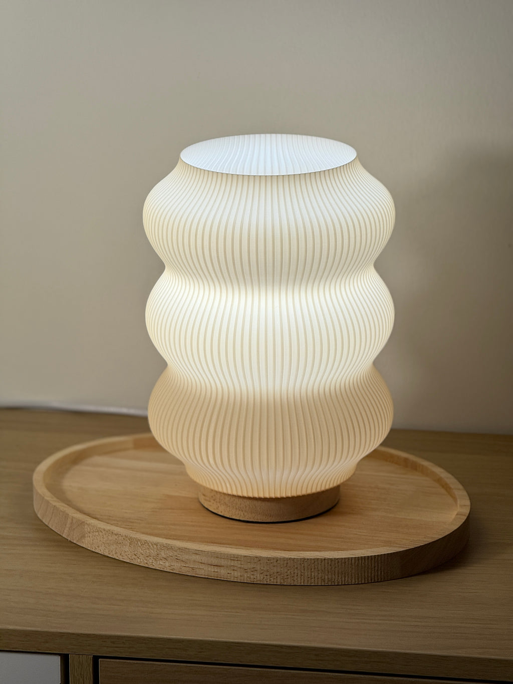 Lampe Courbe PÊCHE CLAIR