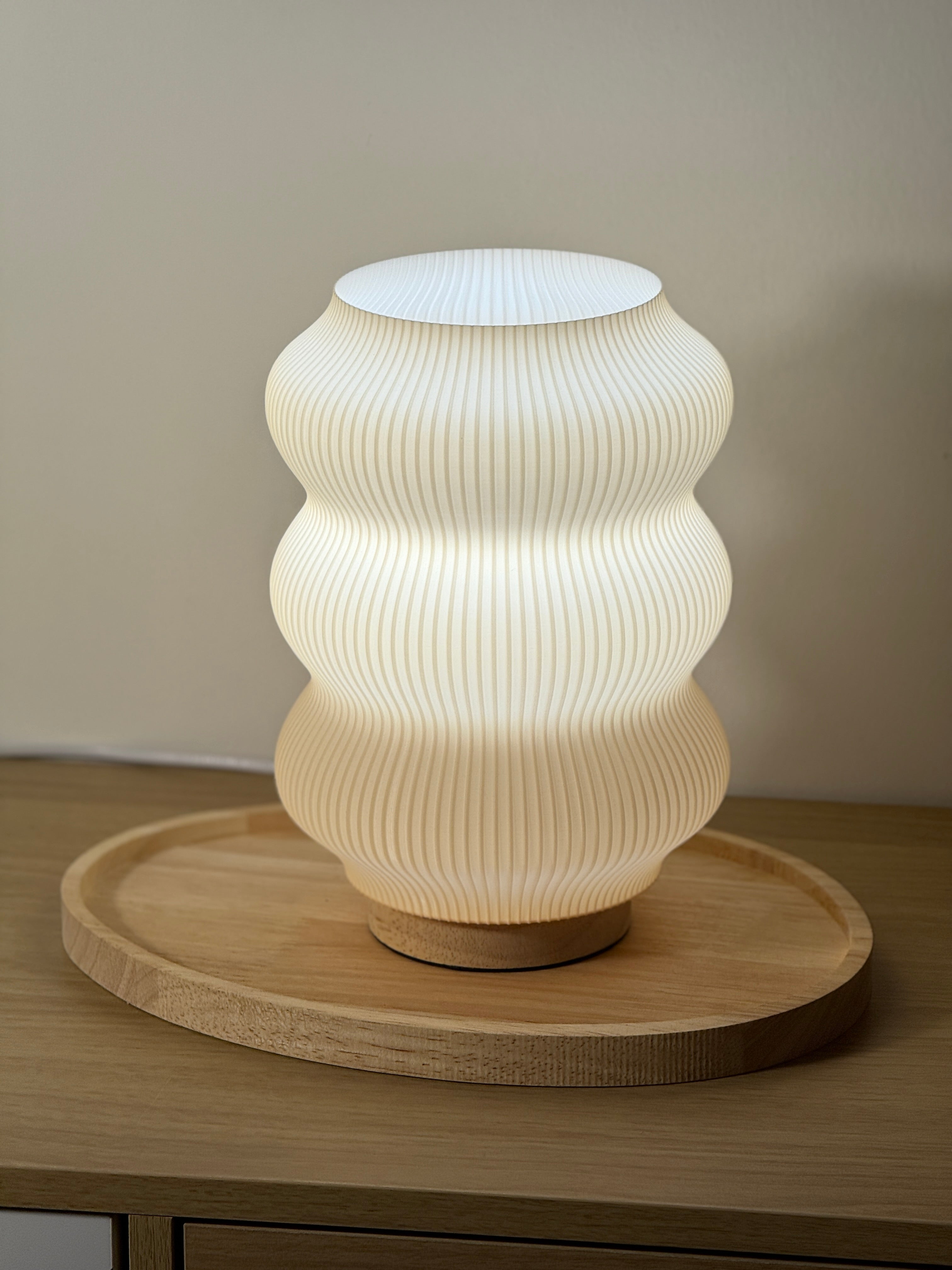 Lampe Courbe PÊCHE CLAIR