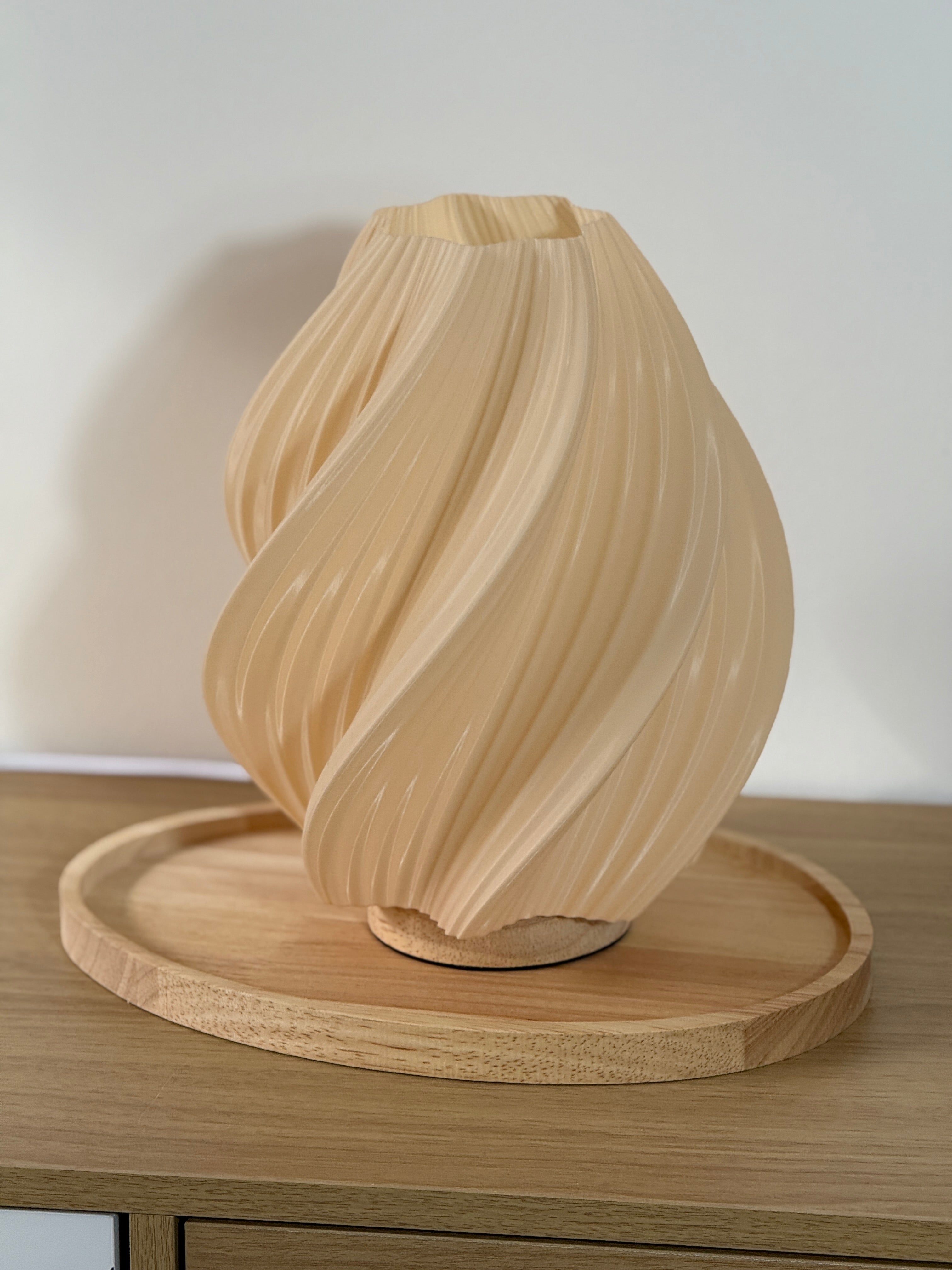 Lampe Brasier PÊCHE CLAIR