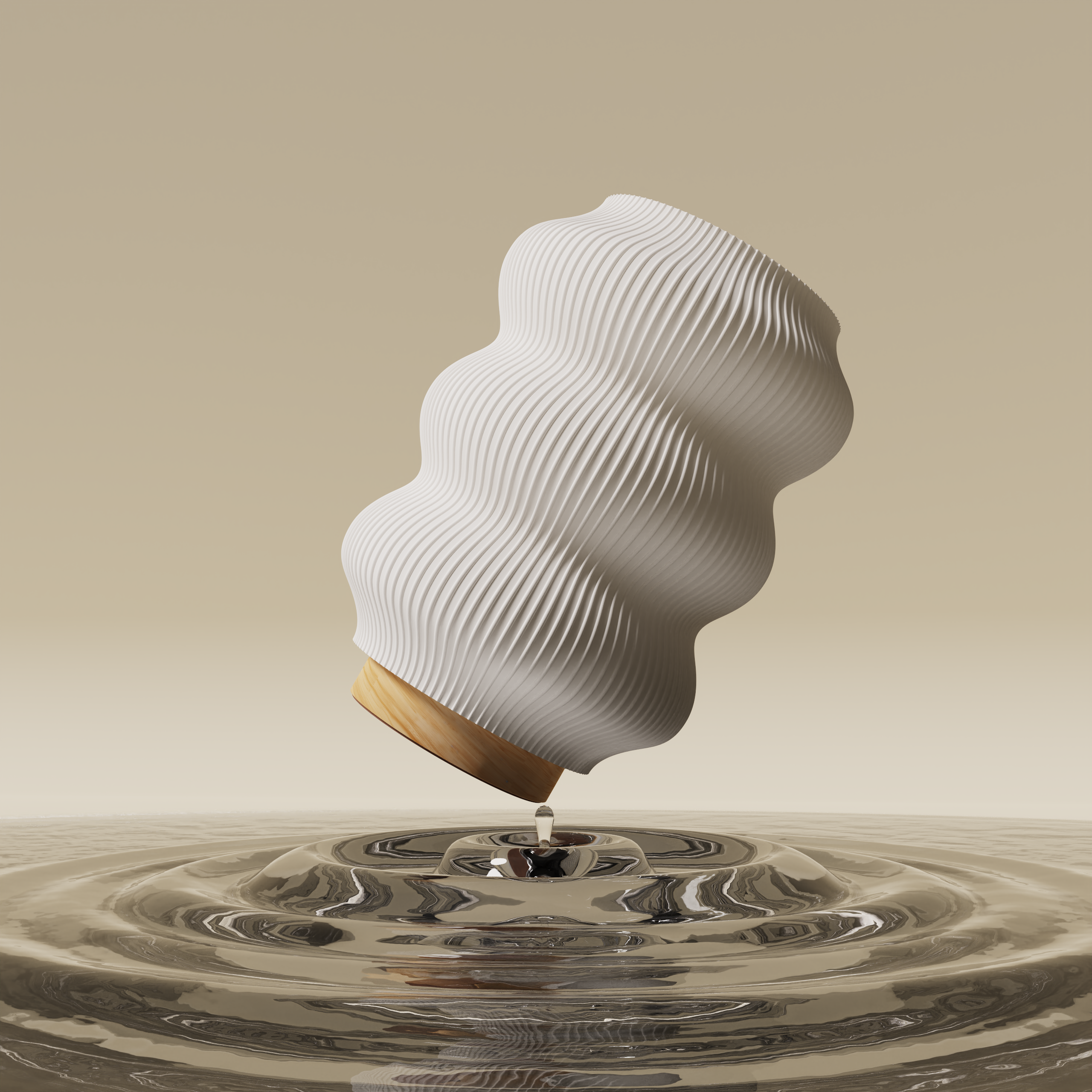 Lampe Courbe