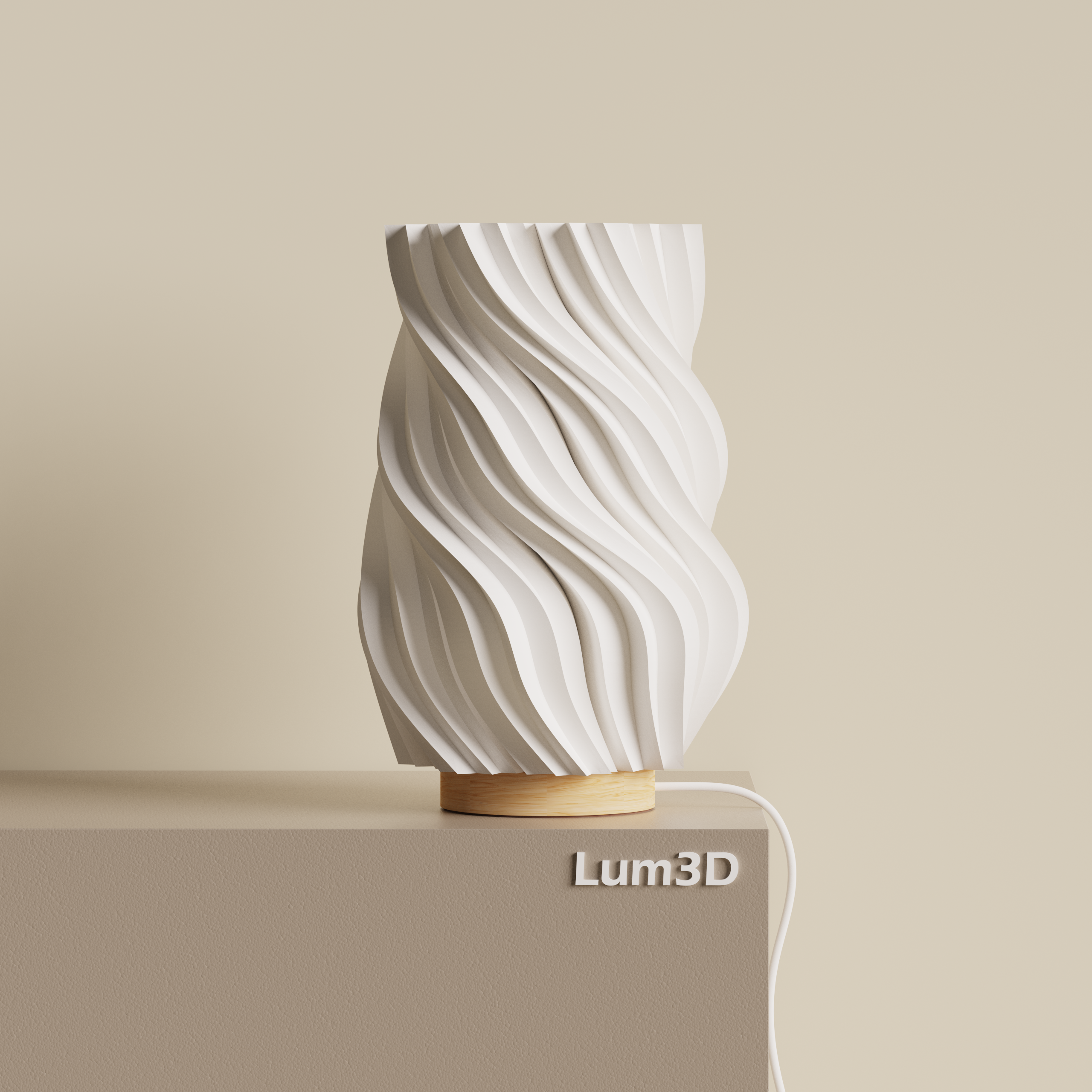 Lampe Torsadée