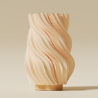 Lampe Torsadée PÊCHE CLAIR